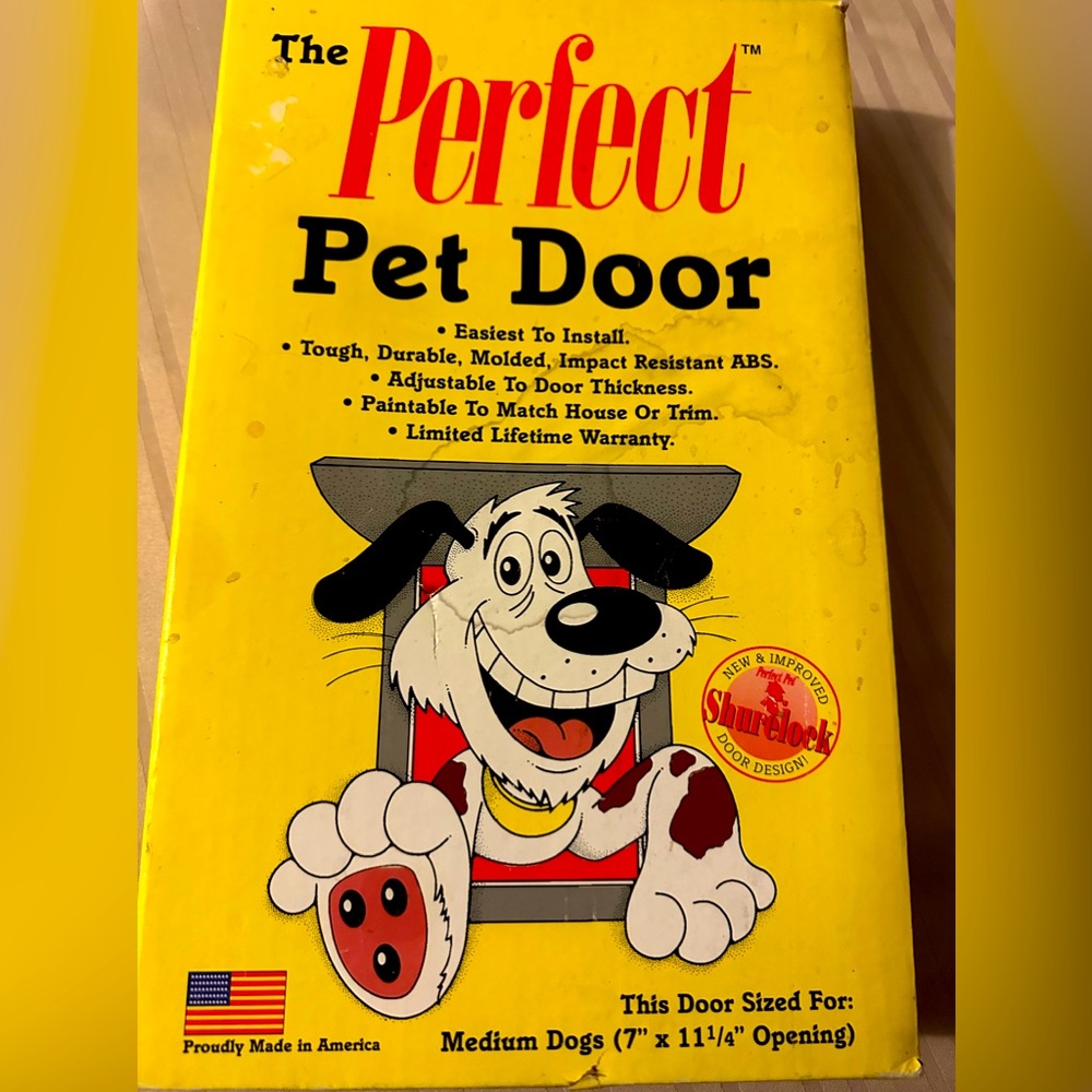 NWT Perfect Pet dog door size medium DIY